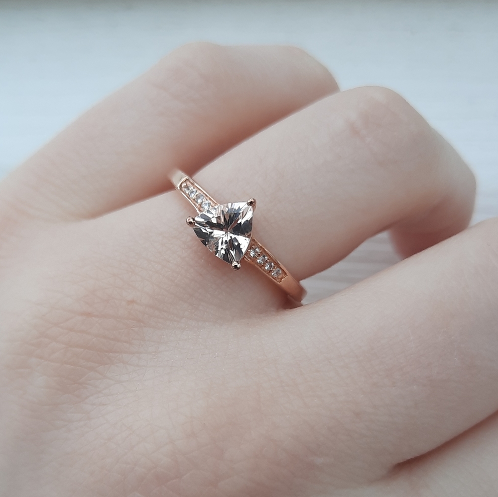SOLD Marropino Morganite engagement ring